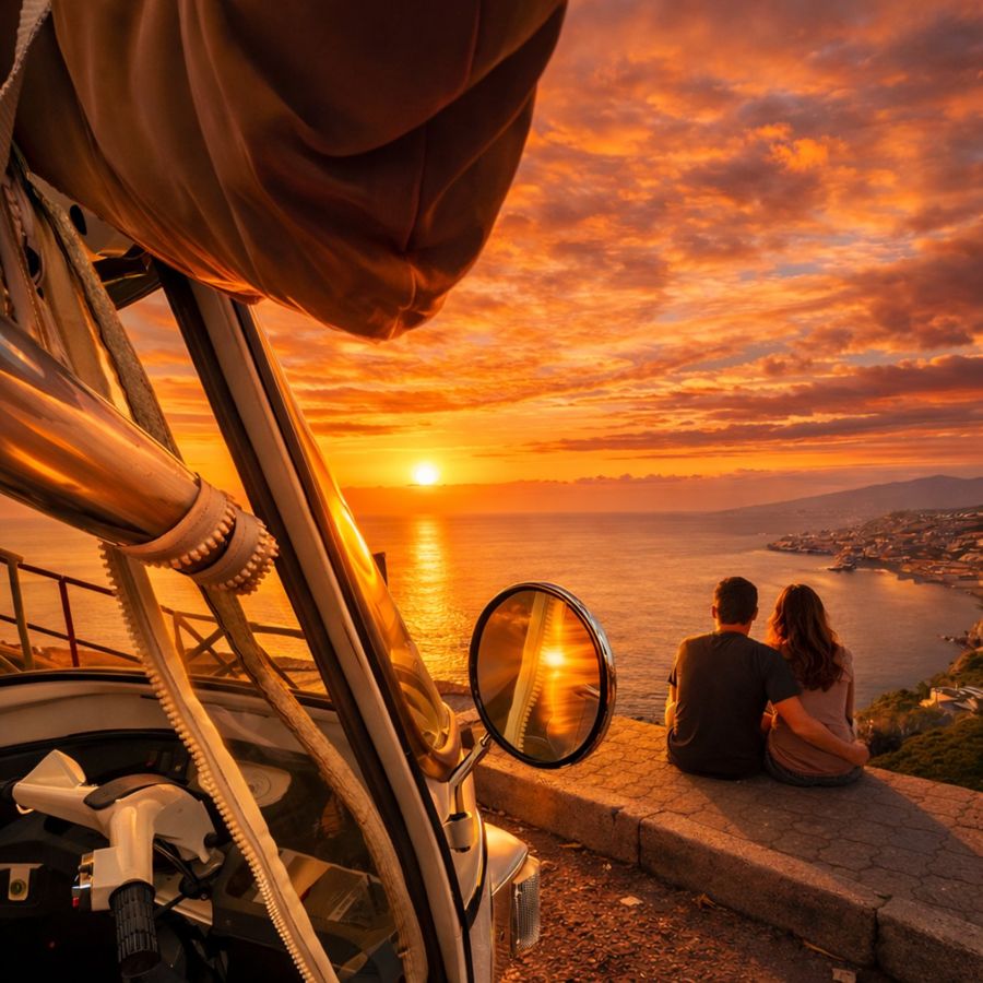 Funchal: Sunset Tuk-Tuk Tour with Drink Tasting